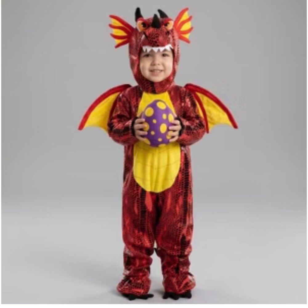 Costume Kids Children Dragon Sz S New 5 to 7 years Halloween
